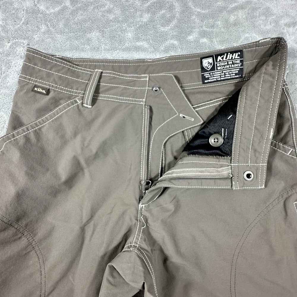 Kuhl Mens Renegade Outdoor Hiking Performance Stretch Cargo Shorts 32 X 12 Brown